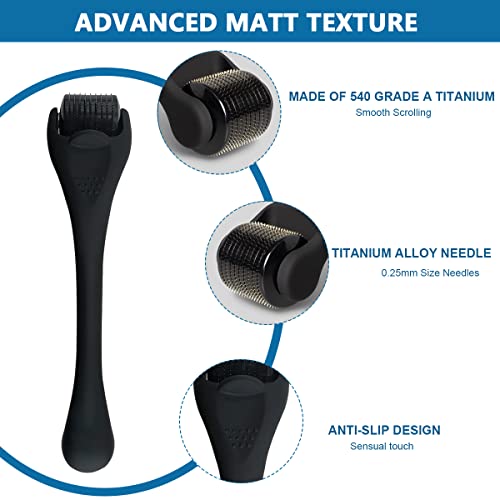 MAYCREATE Beard Roller for Men for Face Body Beard Hair Growth MAYCREATE Beard Roller for Men for Face Body Beard Hair Growth